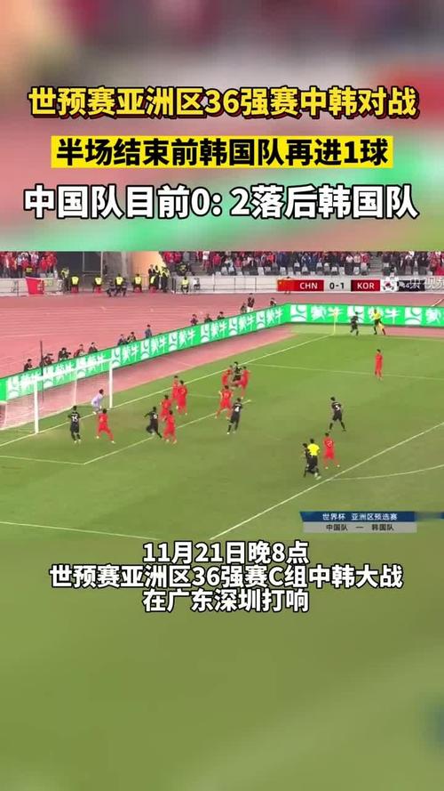 中韩比赛中国vs韩国直播