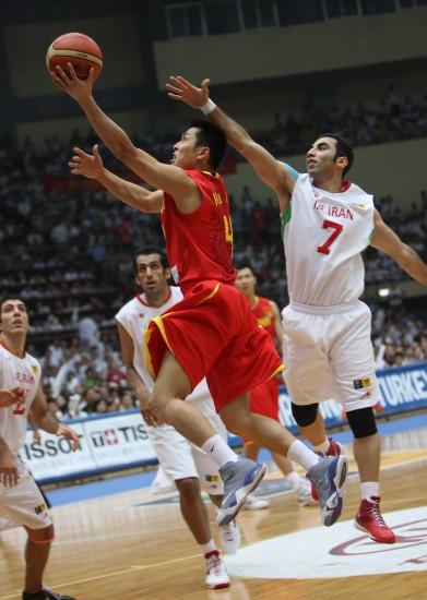 男子篮球中国vs伊朗比赛