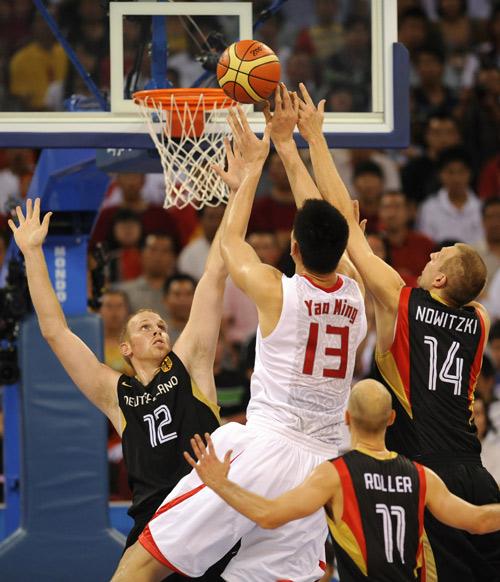 2009年中国男篮vs德国