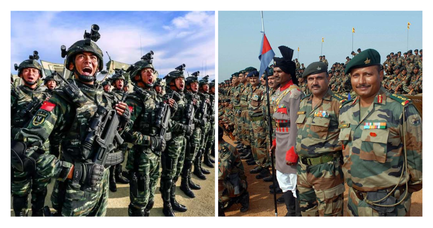 中国vs印度军人打斗的相关图片