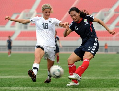 中国vs新西兰女足球的相关图片