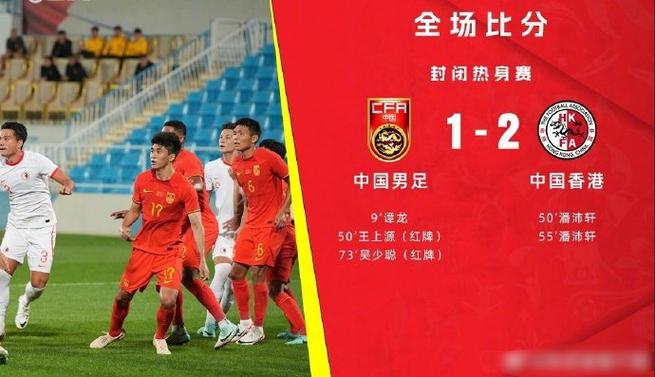 中国男足vs香港全场数据的相关图片