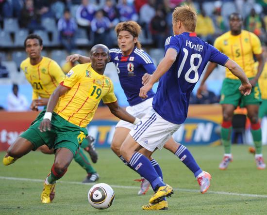 国际赛日本vs喀麦隆的相关图片