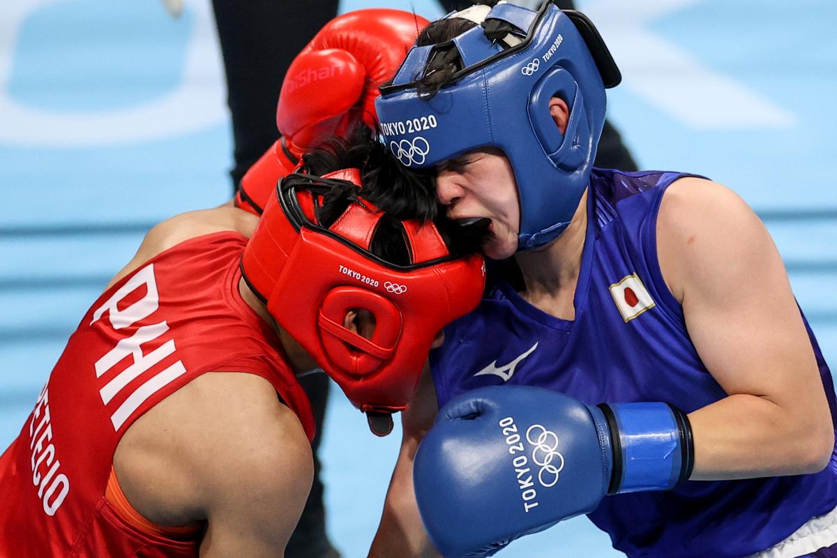 日本女子vs外国女子拳击的相关图片